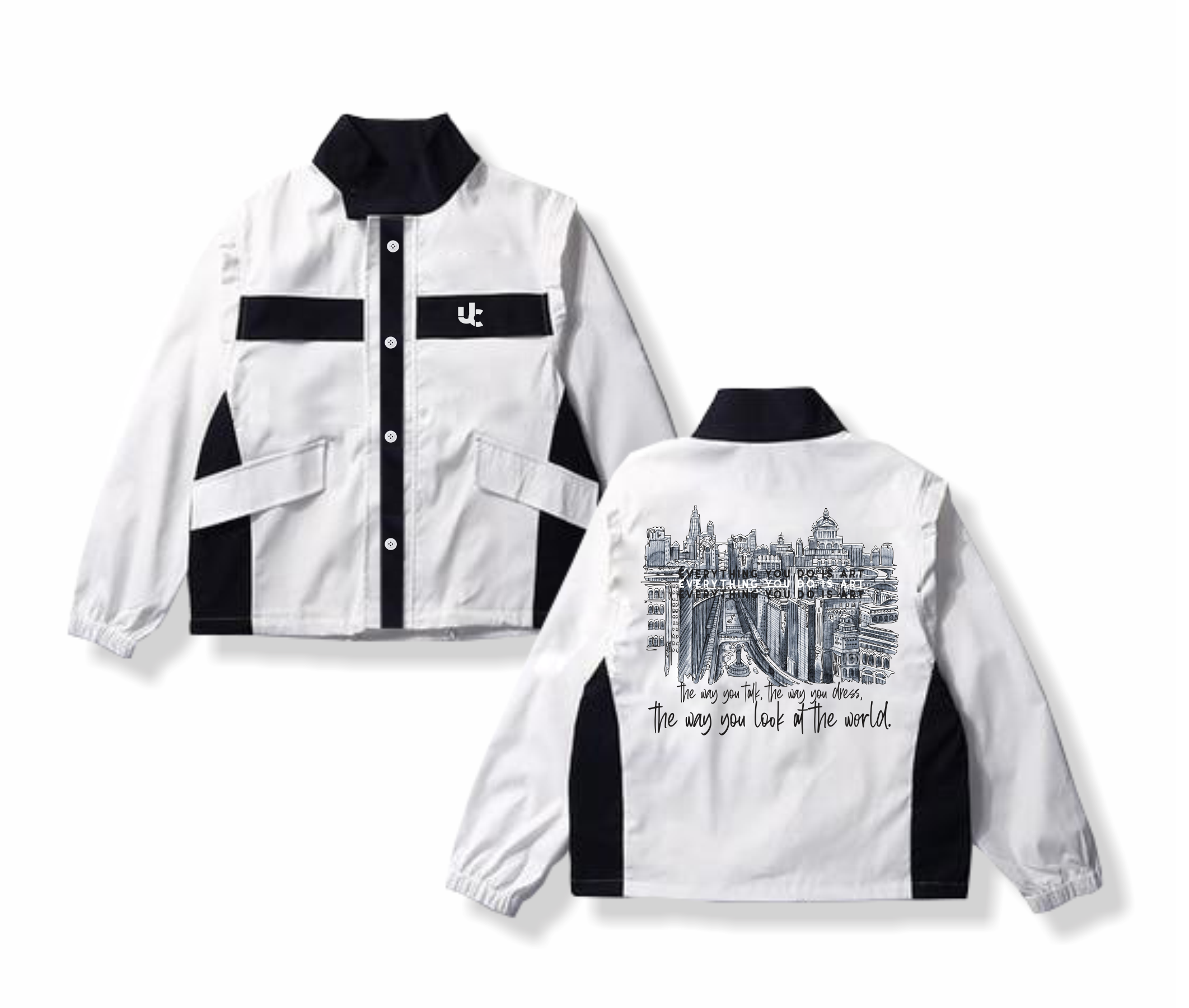 UC All is Art Utility Jacket (White)